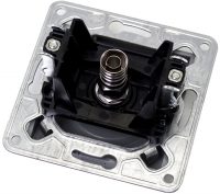 Внутренне устройство простой телевизионной розетки Внутренне устройство простой телевизионной розетки