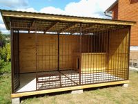 Типовая конструкция вольера для содержания сторожевого пса Типовая конструкция вольера для содержания сторожевого пса