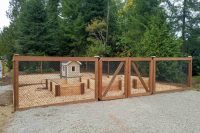 Пример вольера для собак открытого типа Пример вольера для собак открытого типа