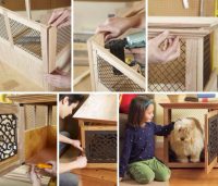 Изготовив удобный вольер, можно создать красивое личное место для животного Изготовив удобный вольер, можно создать красивое личное место для животного