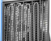 Модель тепловой пушки Зубр ЭКСПЕРТ Квадрат ЗТПЭ-3000-М2 оснащена защитным экраном, что предотвращает перегрев корпусной части Модель тепловой пушки Зубр ЭКСПЕРТ Квадрат ЗТПЭ-3000-М2 оснащена защитным экраном, что предотвращает перегрев корпусной части