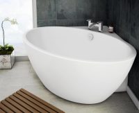 Акриловые угловые ванны имеют небольшой вес, поэтому их можно легко установить самостоятельно Акриловые угловые ванны имеют небольшой вес, поэтому их можно легко установить самостоятельно